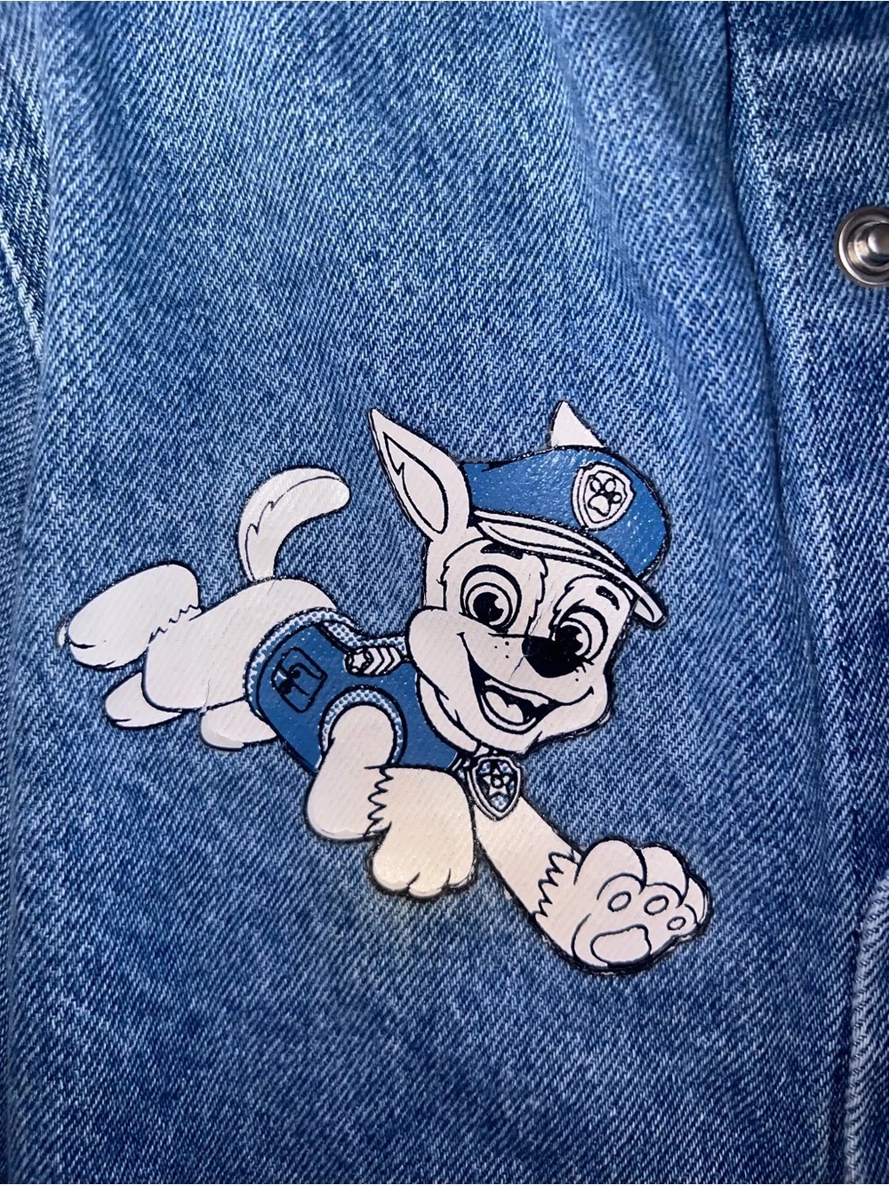 Paw Patrol Denim Jean Jacket in Blue with Patch